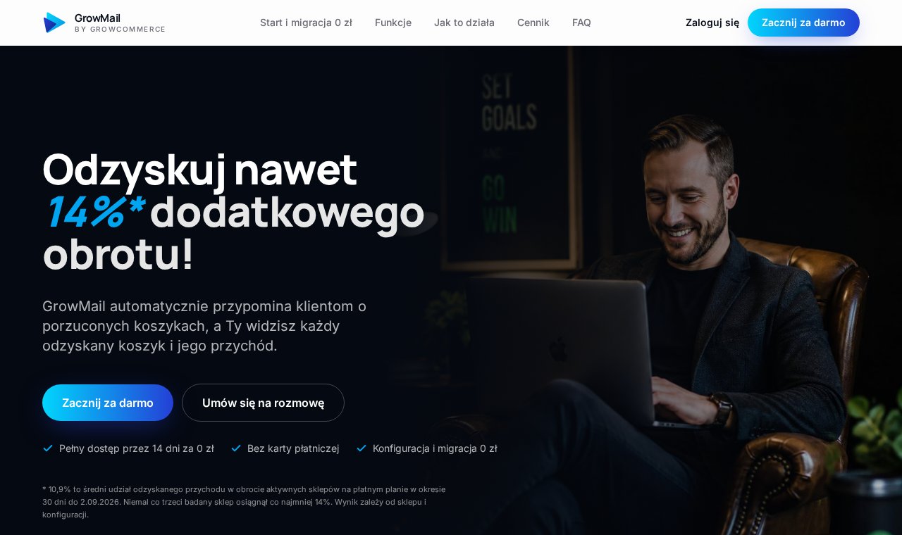 GrowMail — platforma e-mail marketingu dla sklepów internetowych