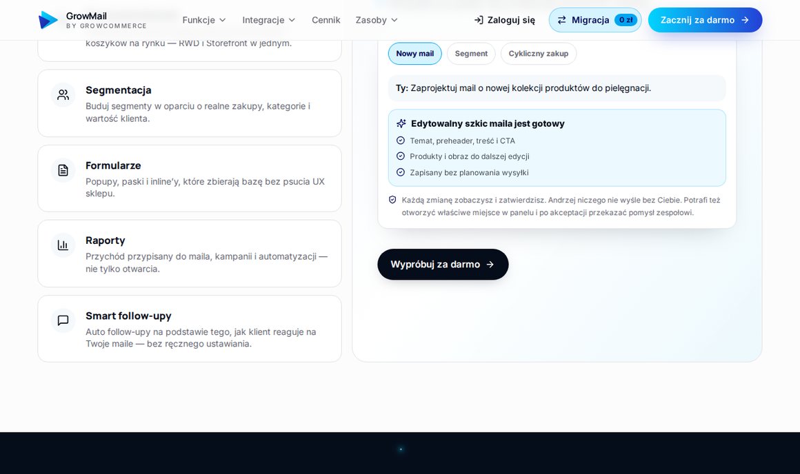 Segmentacja w GrowMail: segmenty oparte o zakupy, kategorie i wartość klienta